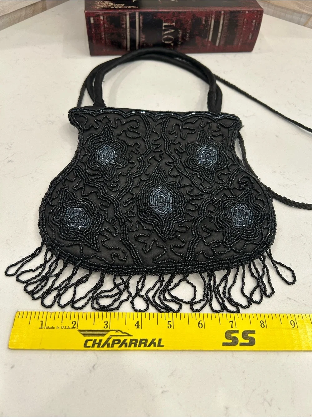 Black Beaded Evening Bag - Women Bags